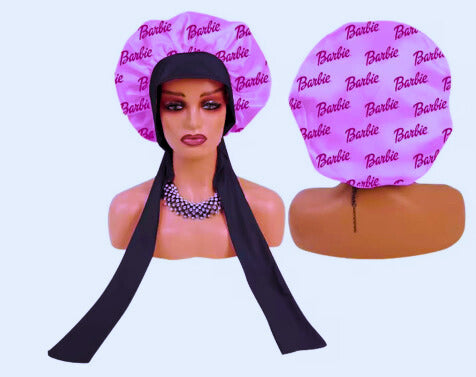 Silk Barbie bonnets with tie