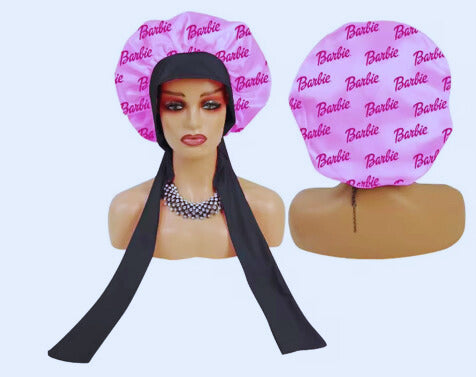 Silk Barbie bonnets with tie